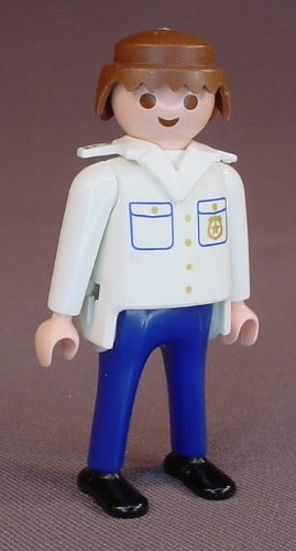 Playmobil Adult Male Police Boat Captain Figure