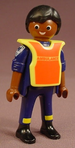 Playmobil Adult Male African American Paramedic Figure