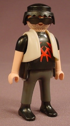 Playmobil Adult Male Crook Or Criminal Figure