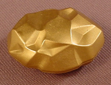 Playmobil Gold 2 Piece Boulder Or Rock