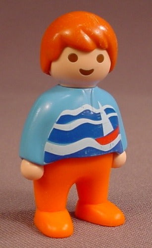 Playmobil 123 Male Boy Child Figure With Red Hair