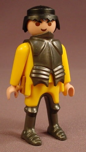 Playmobil Adult Male Knight Figure With All Yellow Clothes