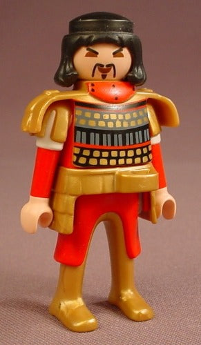 Playmobil Adult Male Samurai Figure In Gold Armor