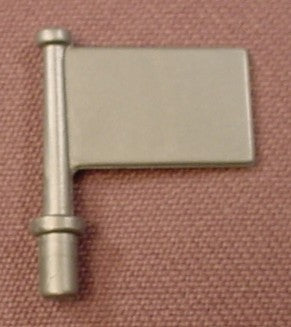 Playmobil Silver Gray Small Flag On A Post