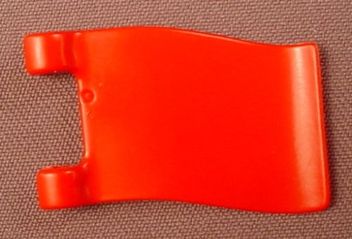 Playmobil Red Rectangular Flag With 2 Clips