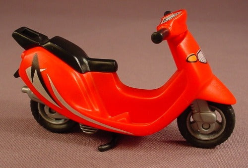 Playmobil Red & Black Motor Scooter