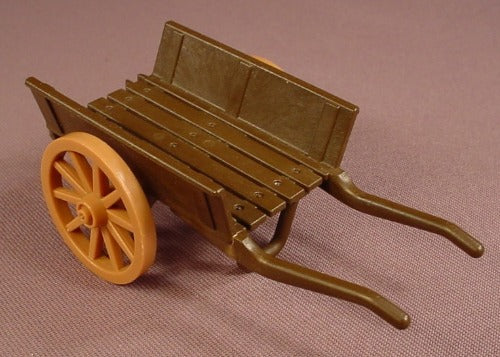 Playmobil Dark Brown Hand Cart Or Wagon