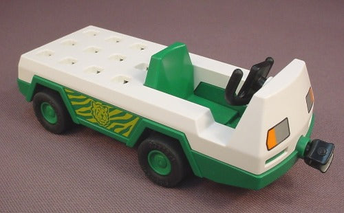 Playmobil White & Green Zoo Truck