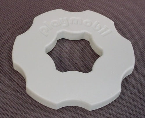 Playmobil White Disc With Notches For Turning An Underwater Boat Motor