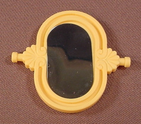 Playmobil Tan Or Light Yellow Oval Mirror