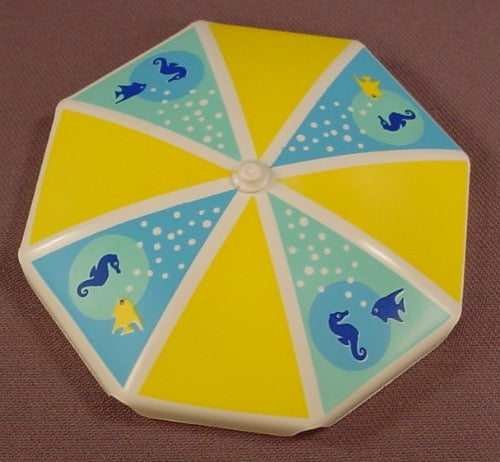 Playmobil Yellow & Blue Patio Umbrella Top