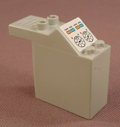 Playmobil Gray Oxygen Cylinder Or Tank Recharging Unit