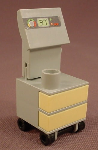 Playmobil Gray Medical Diagnostic Unit Or Cart