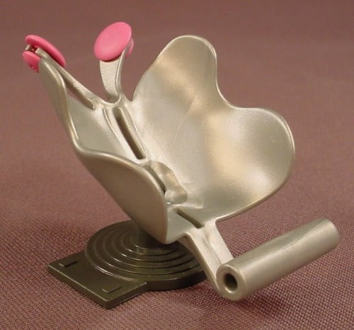 Playmobil Silver Gray Butterfly Shaped Beauty Parlor Or Salon Chair