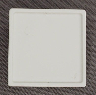 Playmobil White Square Sign Board With A Clip