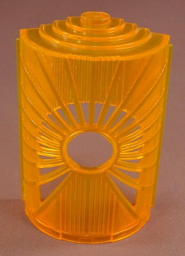 Playmobil Semi Transparent Neon Orange Semi Cylindrical Altar Back