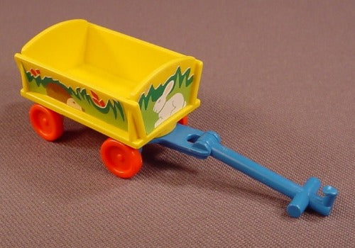 Playmobil Yellow Child Size Wagon Or Cart