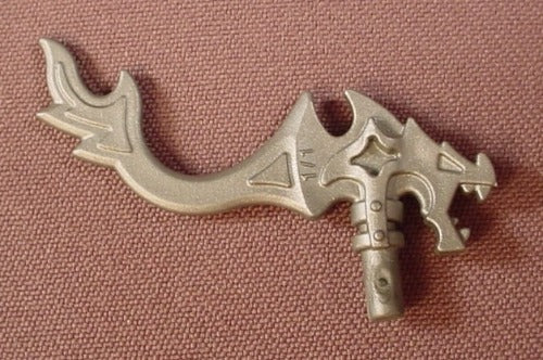 Playmobil Silver Gray Dragon Ornament Or Weapon