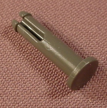 Playmobil Dark Gray Pin Or Bolt With A Slot In 1 Side