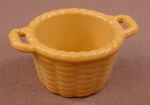 Playmobil Light Brown Or Tan Round Wicker Basket