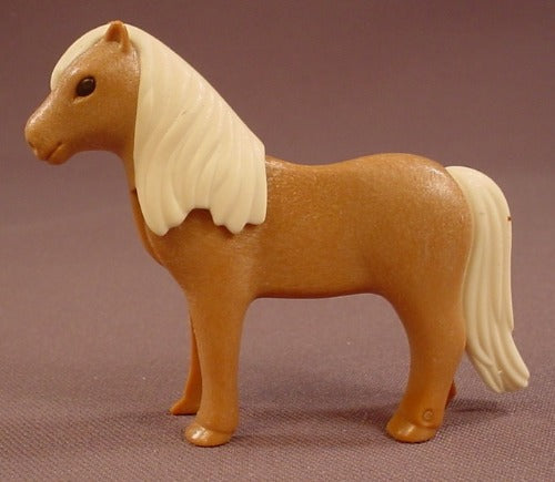 Playmobil Light Brown Baby Horse Or Pony With A Cream Mane