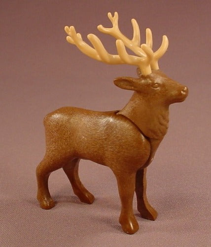 Playmobil Dark Brown Adult Male Stag Deer Or Elk