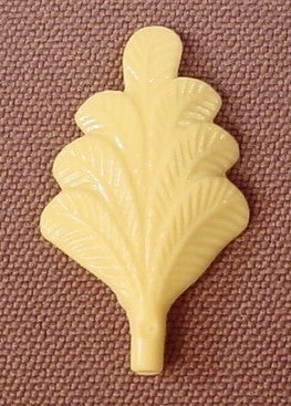 Playmobil Light Or Pale Yellow Lobed Feather Shaped Frill