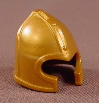 Playmobil Gold Barbarian Helmet With Cheek Guards & Rivets