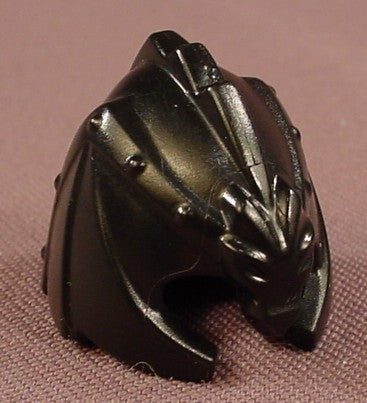 Playmobil Black Helmet With A Dragon Face On The Front