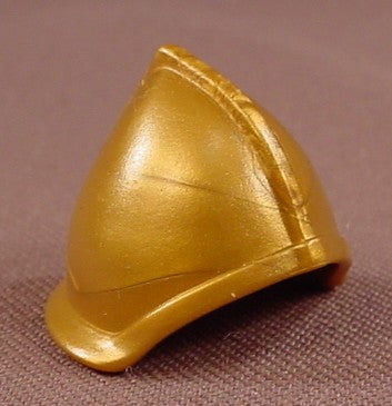 Playmobil Gold Bullet Shaped Helmet With Sloped Sides