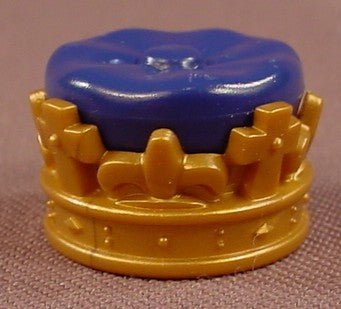 Playmobil Gold Ornate Crown With A Removable Dark Blue Velvet Insert