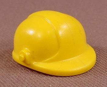 Playmobil Yellow Modern Safety Or Construction Helmet With Visor Pegs