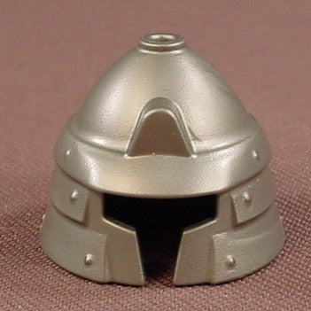 Playmobil Silver Gray Samurai Helmet With Wrap Around Plates