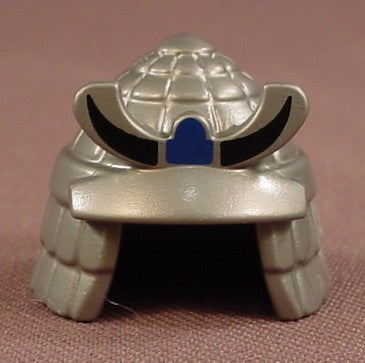 Playmobil Silver Gray Samurai Helmet With Plates Of Armor