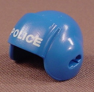 Playmobil Blue Helmet With A Raised Fixed Visor