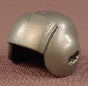 Playmobil Silver Gray Pilot Helmet With A Raised Fixed Visor