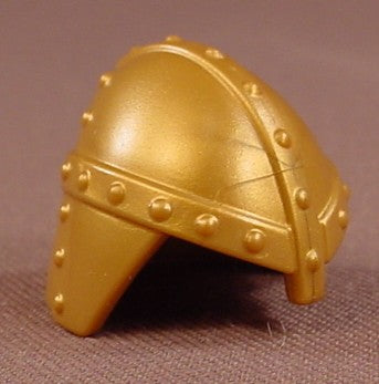 Playmobil Gold Helmet With Bands Of Rivets