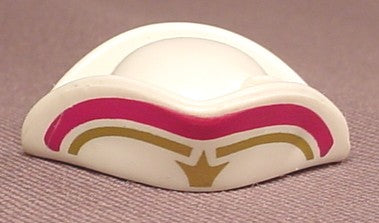 Playmobil White Tricorne Hat With Purple & Gold Trim