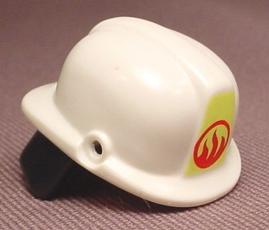 Playmobil White Modern Firefighter Helmet