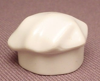 Playmobil White Round Chef's Hat With A Puffy Top