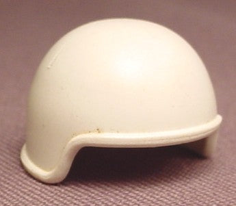 Playmobil White Smooth Pilot Or Motorcycle Helmet