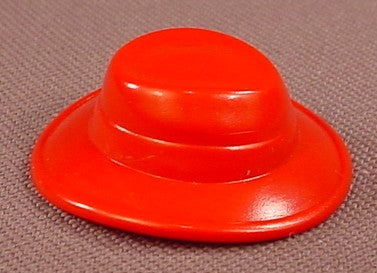 Playmobil Red Hat With A Wide Brim And An Oval Crown