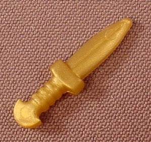 Playmobil Gold Dagger With A Leaf Shaped Blade