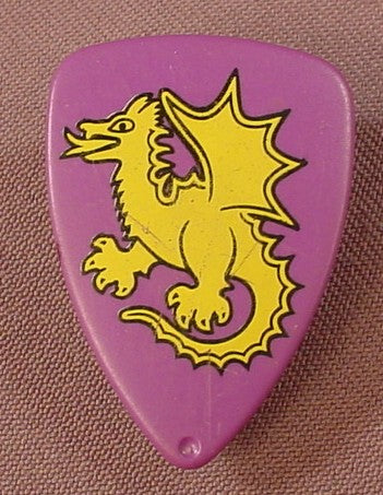 Playmobil Purple Wide Teardrop Shaped Shield