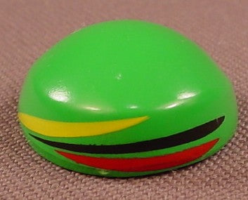Playmobil Green Rastafarian Hat With No Brim & A Stripes Design