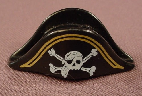Playmobil Black Bicorne Hat With 2 Gold Bands