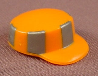 Playmobil Light Orange Hat Or Cap With Low Straight Sides