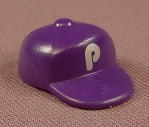 Playmobil Purple Squared Baseball Hat Or Cap With A Button On Top