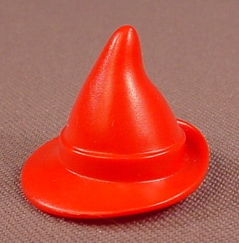 Playmobil Red Child Size Elf Or Gnome Pointy Hat With A Brim