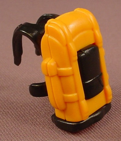 Playmobil Yellow Or Orange Large Backpack With A Black Frame